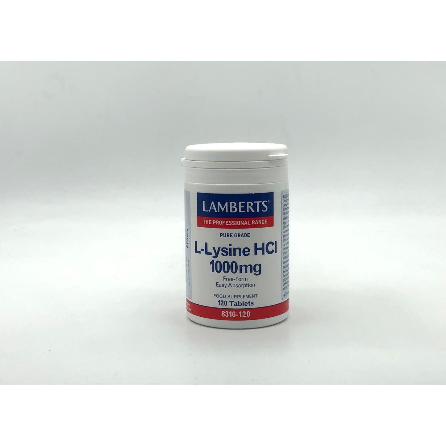 Lamberts L-Lisine HCL 1000mg 120 Tabletas