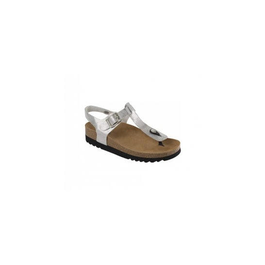 Scholl Sandalia Boa Vista Kid Plateado Talla 32 1 Par