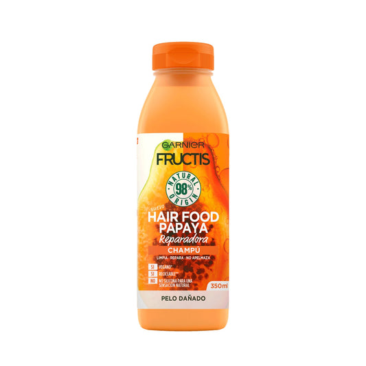 Garnier Fructis Hair Food Papaya Champú Reparador 350 ml