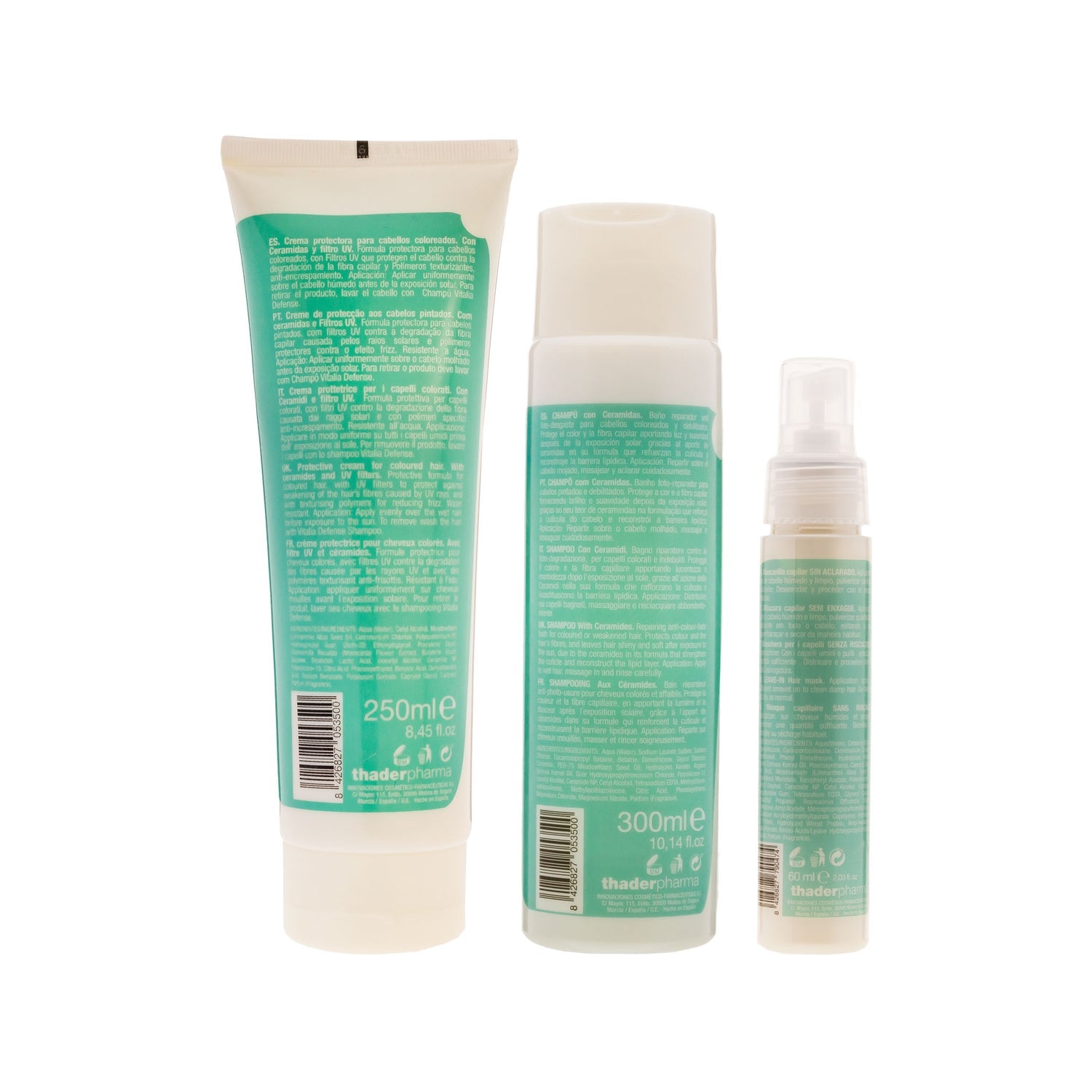 Th Pharma Tratamiento Solar Capilar Crema 250ml + Champú 300ml + Spray 60ml