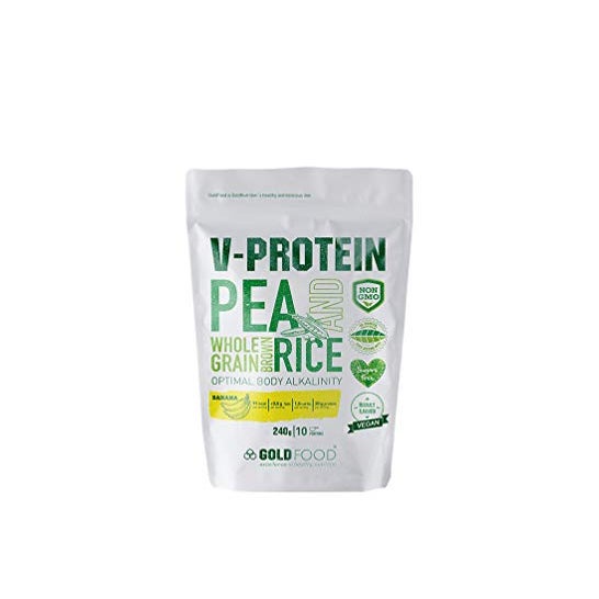 Gold Nutrition V Protein Plátano 240 g
