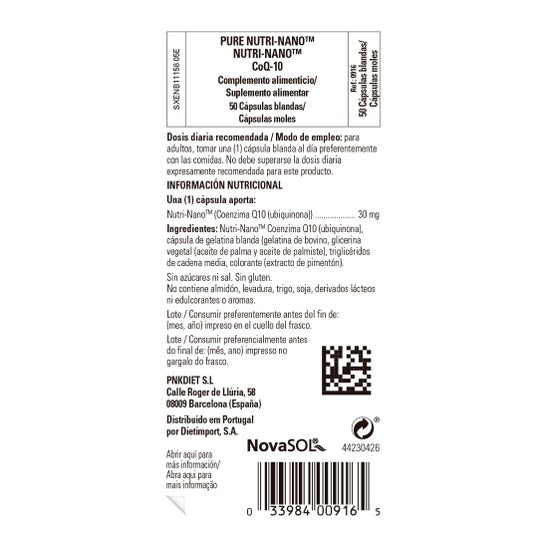 Solgar Nutri-Nano CoQ-10 50 Perlas
