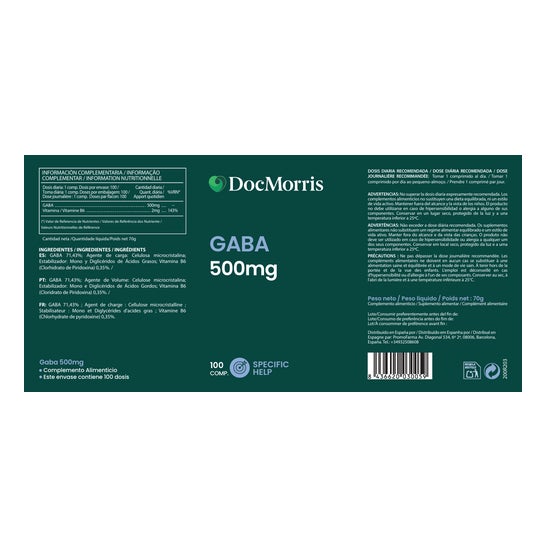 Docmorris gaba 500 mg 100 comp