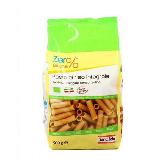 Fior di Loto Zero% Gluten Rigatoni de Arroz Bio 500 g