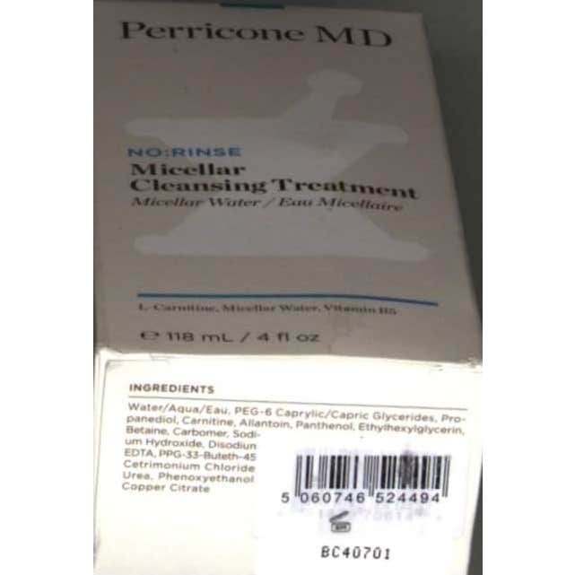 Perricone Md Micellar Cleansing Treatment 118ml