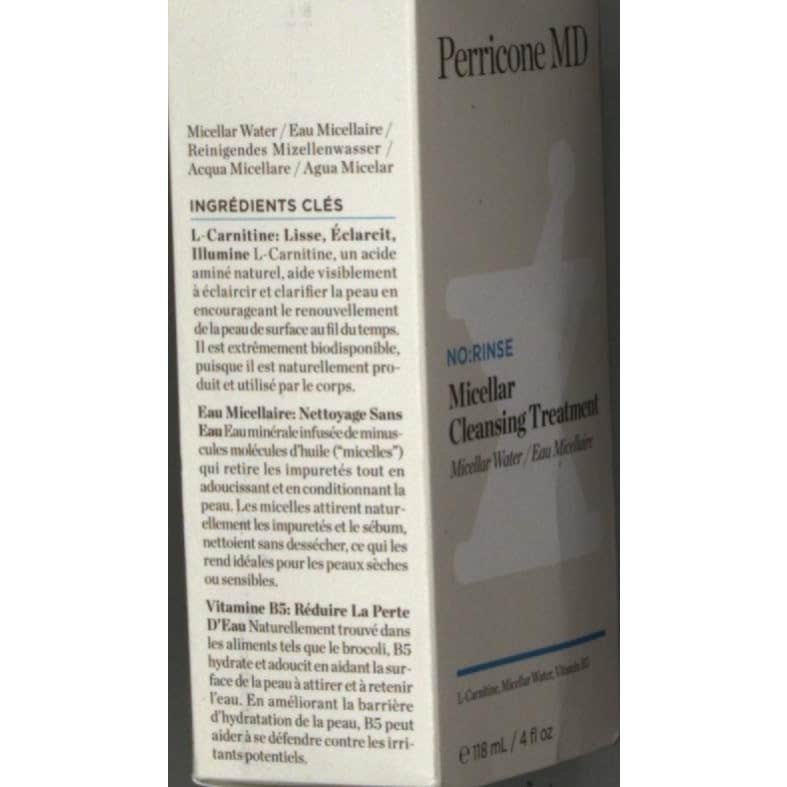 Perricone Md Micellar Cleansing Treatment 118ml