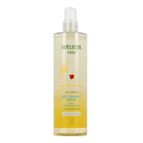 Weleda Baby Gel Limpiador Suave Sin Perfume Caléndula Bio 400 ml