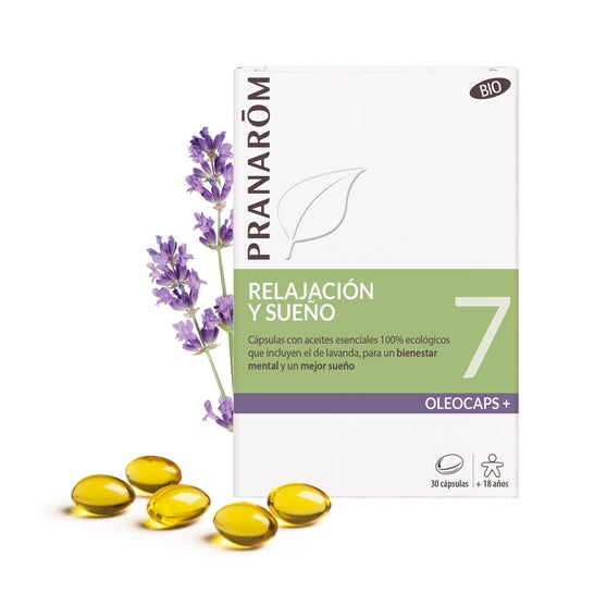 Pranarôm Oleocaps+ 7 Relajación y Sueño BIO 30caps