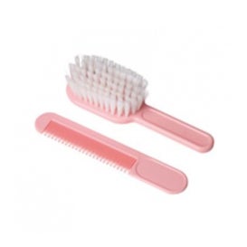 Eurostil Cepillo Suave Para Bebe Rosa + Peine