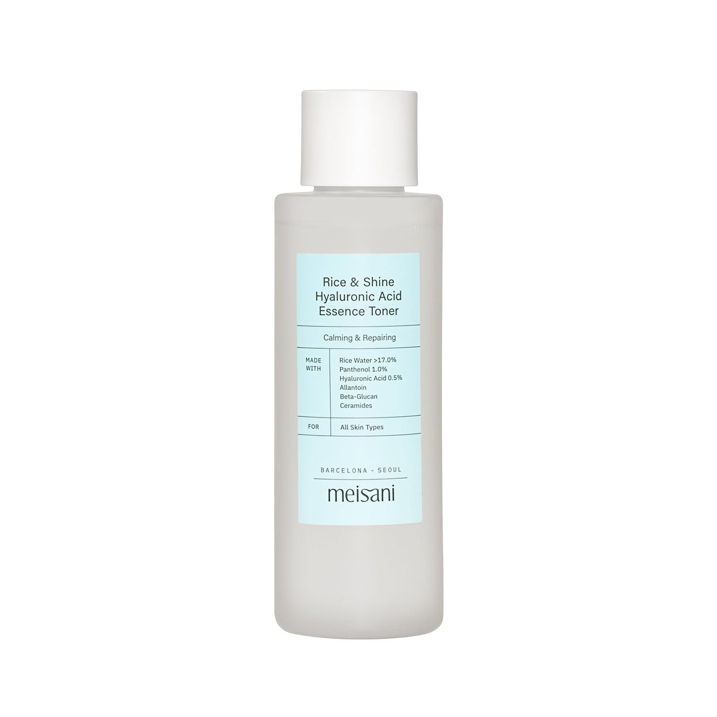 Meisani Rice and Shine Hyaluronic Acid Essence Toner 150ml