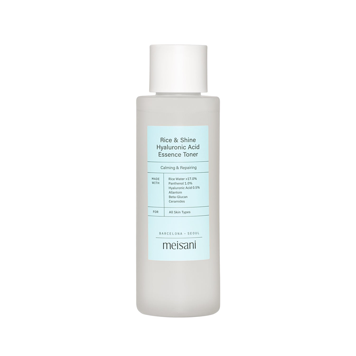 Meisani Rice and Shine Hyaluronic Acid Essence Toner 150ml