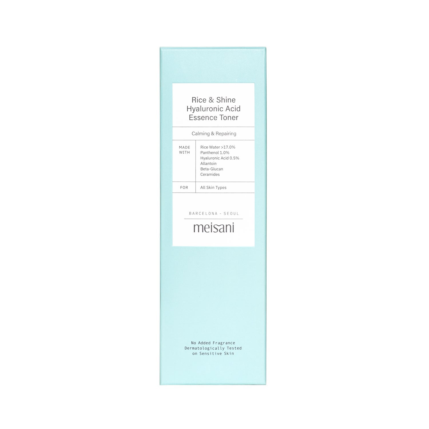Meisani Rice and Shine Hyaluronic Acid Essence Toner 150ml