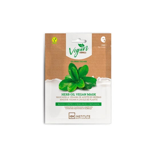 Idc Institute Herb Oil Vegan Mask Blemish Control & Rebalances Complexion 25g