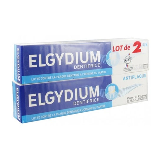 Elgydium Pasta de Dientes Antiplaca 2x75ml