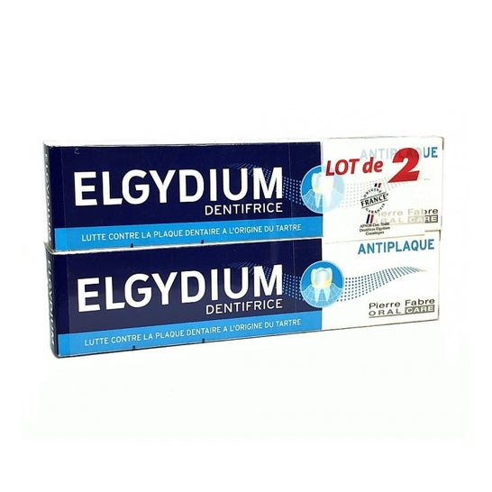 Elgydium Pasta de Dientes Antiplaca 2x75ml