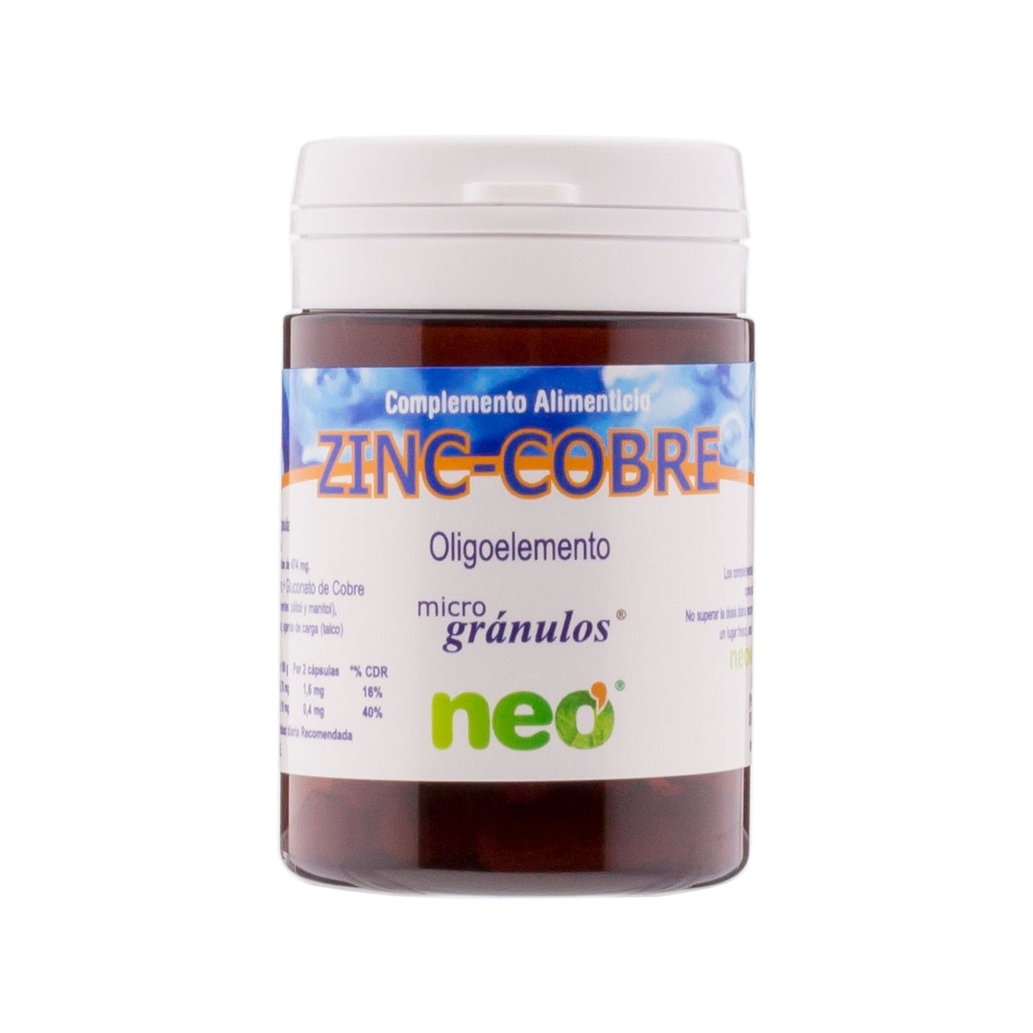 Neo Zinc-cobre 50cáps