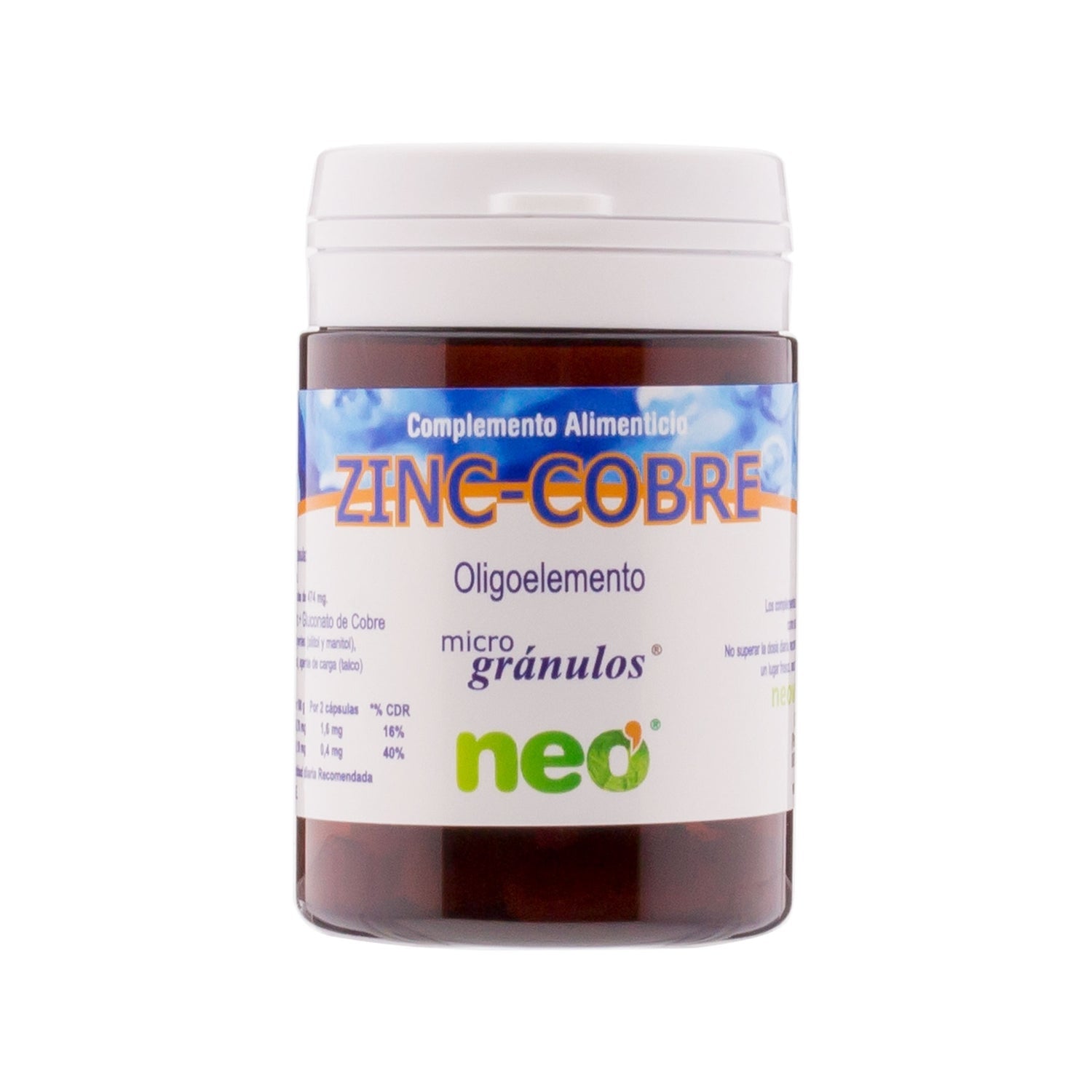 Neo Zinc-cobre 50cáps
