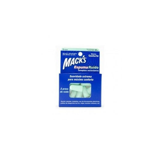 Mack's® Espuma Ruido 5 pares
