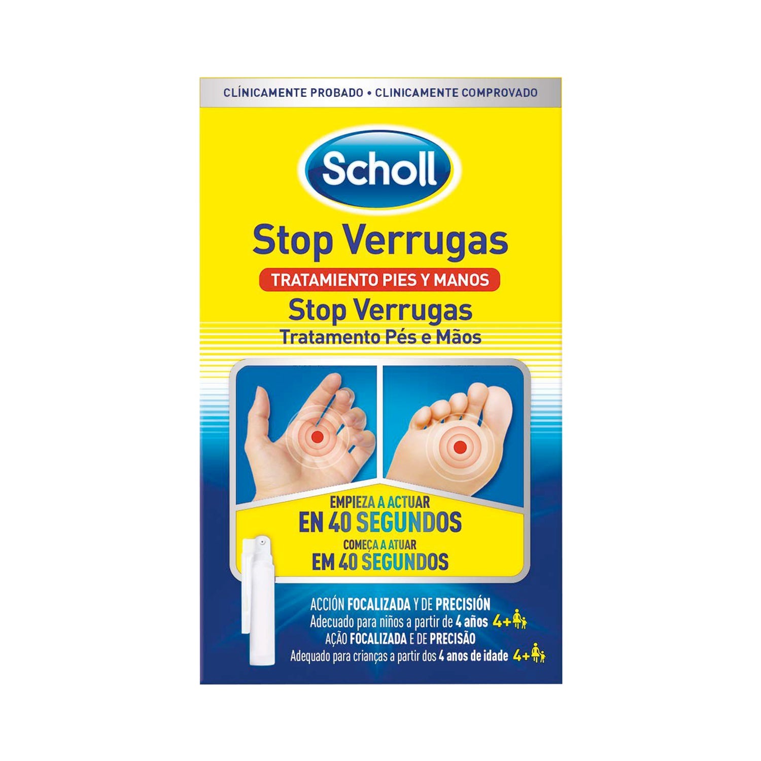 Scholl Stop Verrugas Tratamiento Pies y Manos 80ml