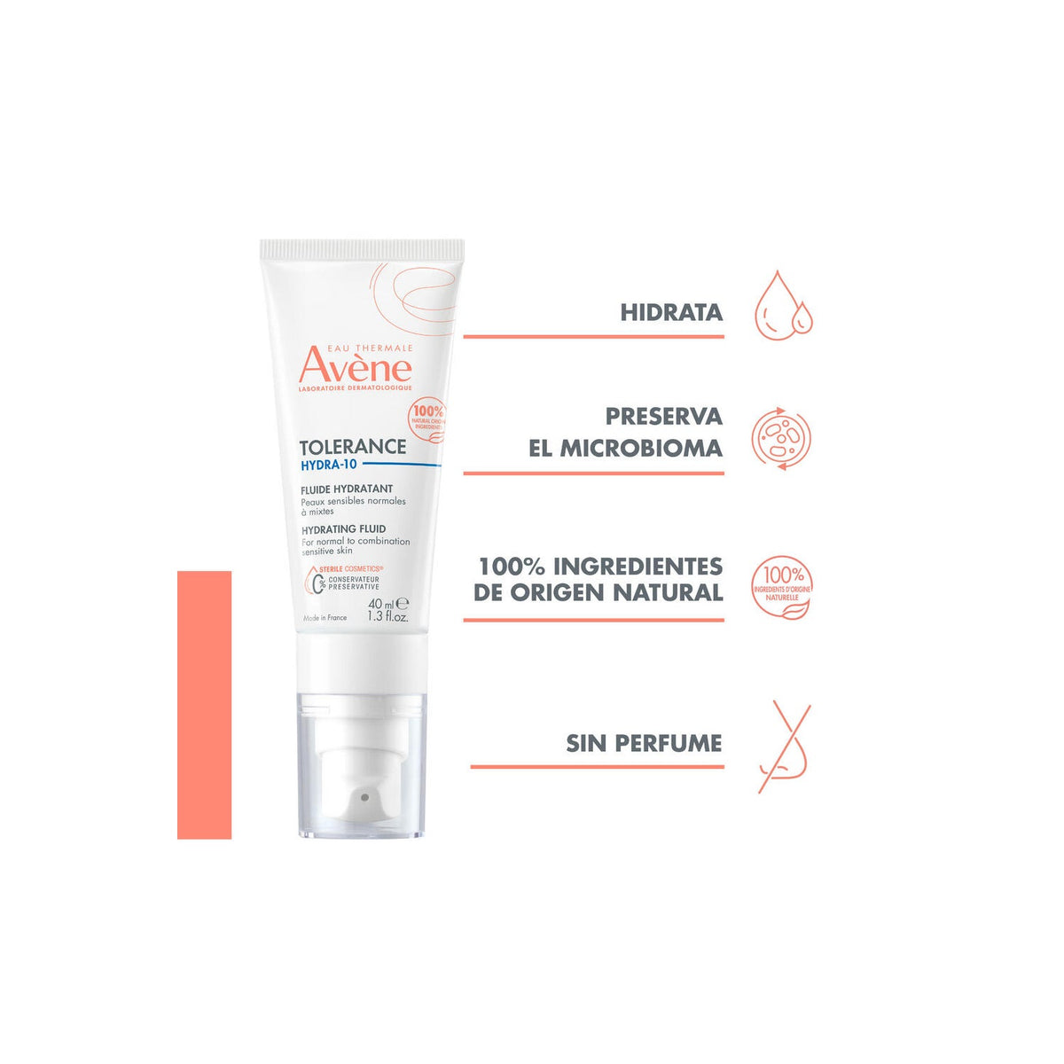 Avène Tolerance Hydra-10 Fluido Hidratante 40ml