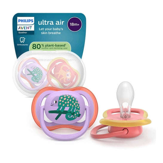Philips Avent Ultra Air Chupete Camaleón Mono 18M+ 2uds