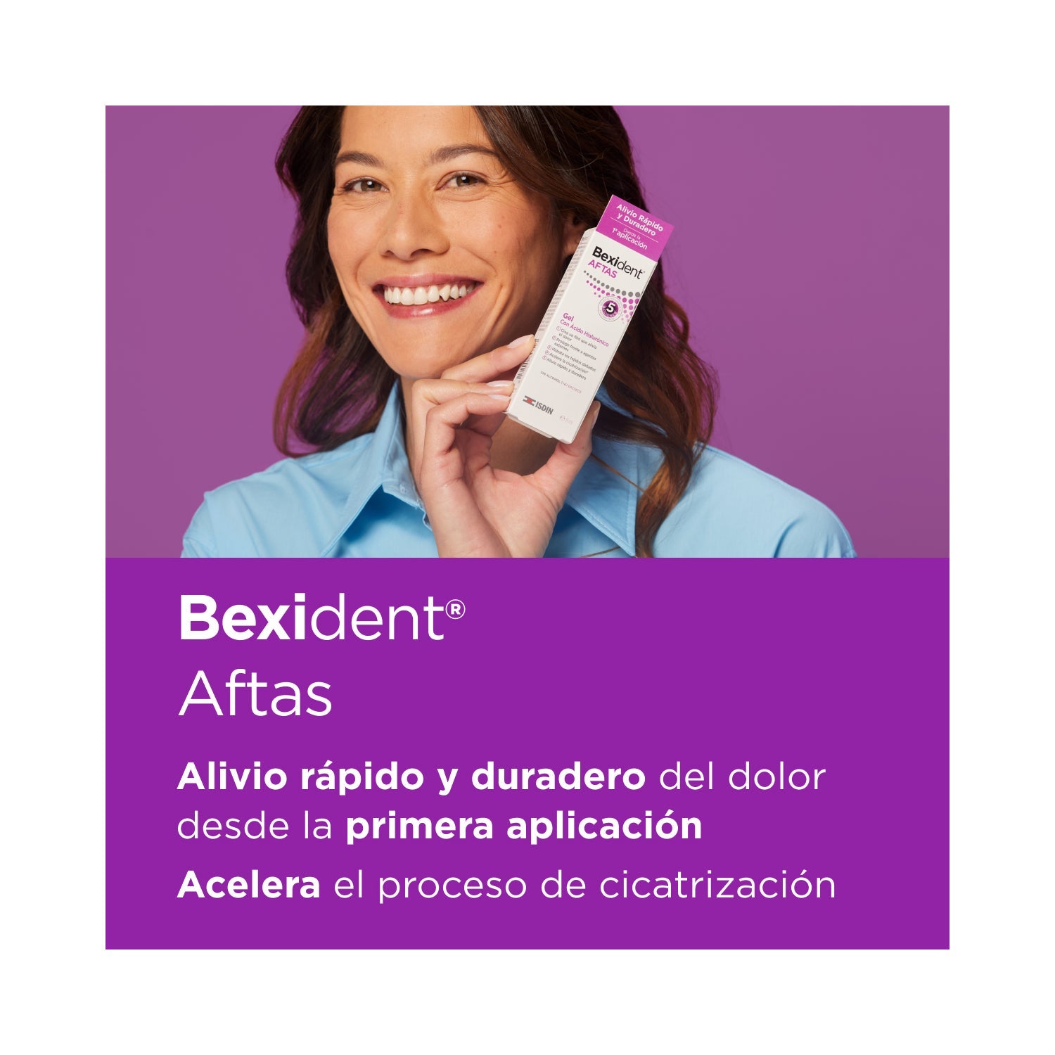 ISDIN Bexident Aftas Gel con Ácido Hialurónico 8ml