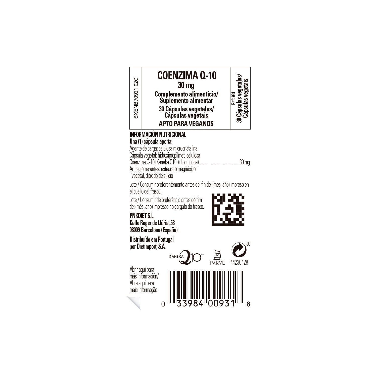 Solgar Coenzima Q-10 30mg 30vcaps