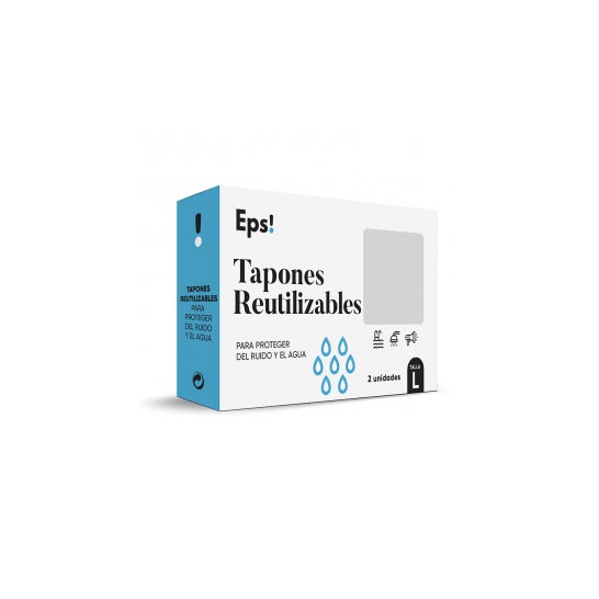 Deiters Eps! Tapones Reutilizables T. L 2uds