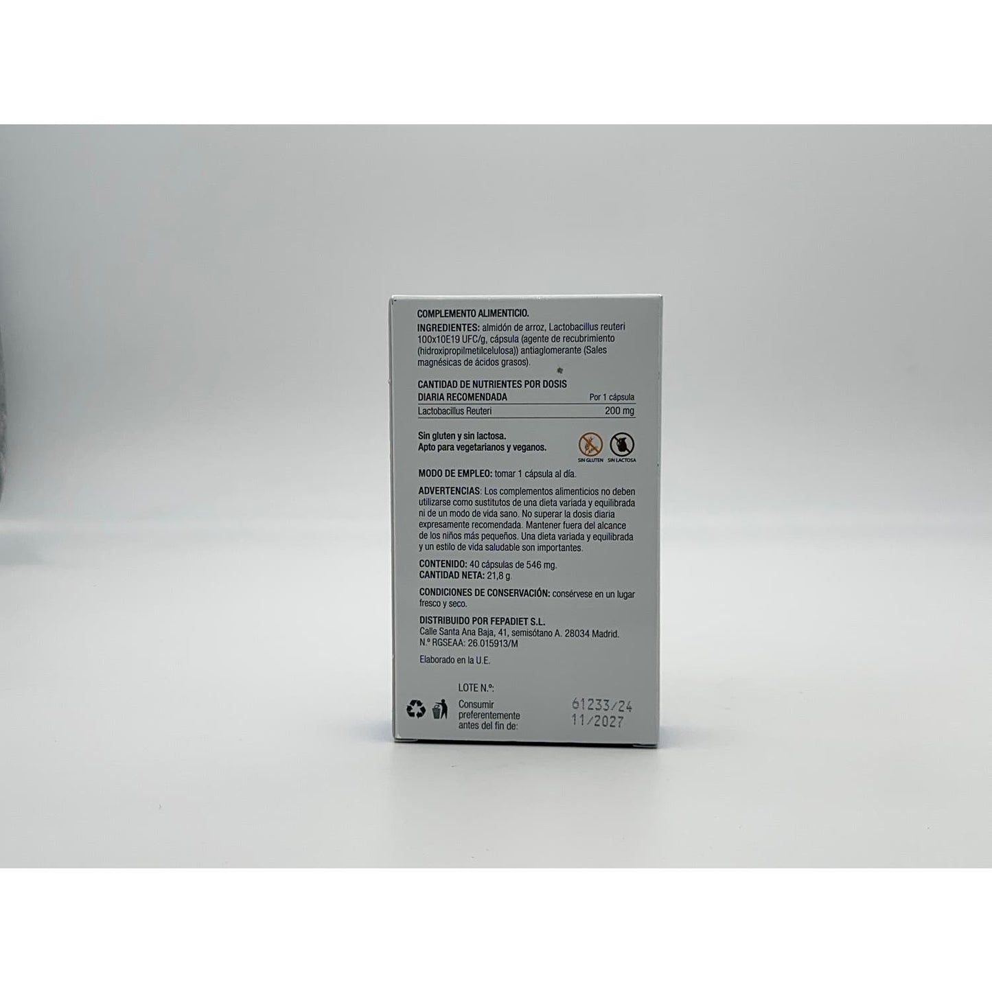 Fepadiet Reuteri Gastroresistentes 40caps