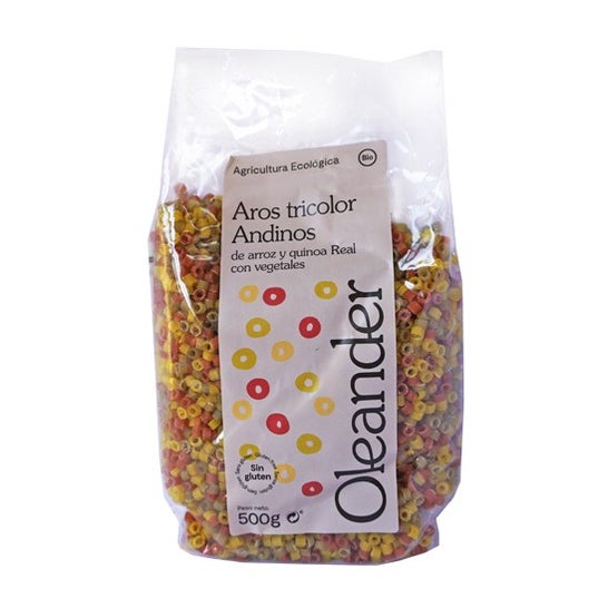 Oleander Pistones Aros Tricolor Andinos Sin Gluten 500 g