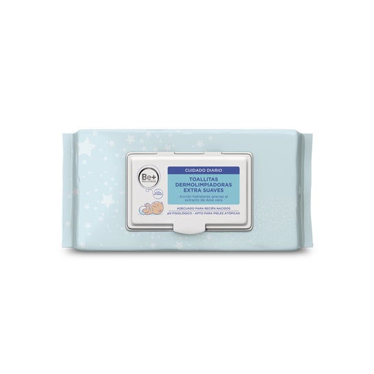 Be+ Toallitas Dermolimpiadoras Extra Suaves 72uds