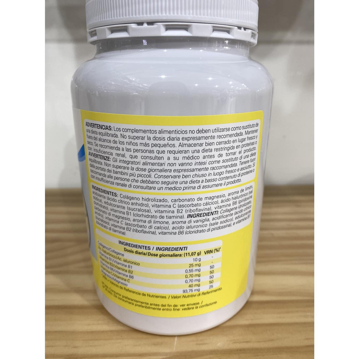 Epaplus Colágeno + Ác. Hialurónico + Magnesio Limón 332g