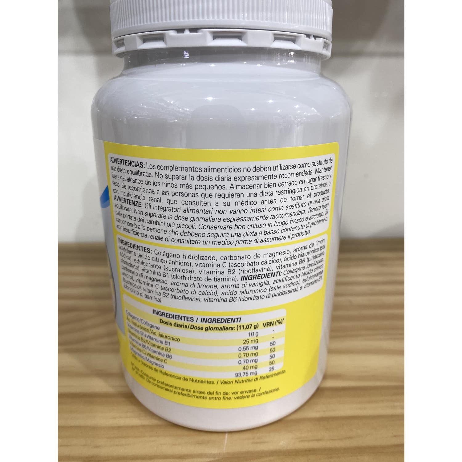Epaplus Colágeno + Ác. Hialurónico + Magnesio Limón 332g