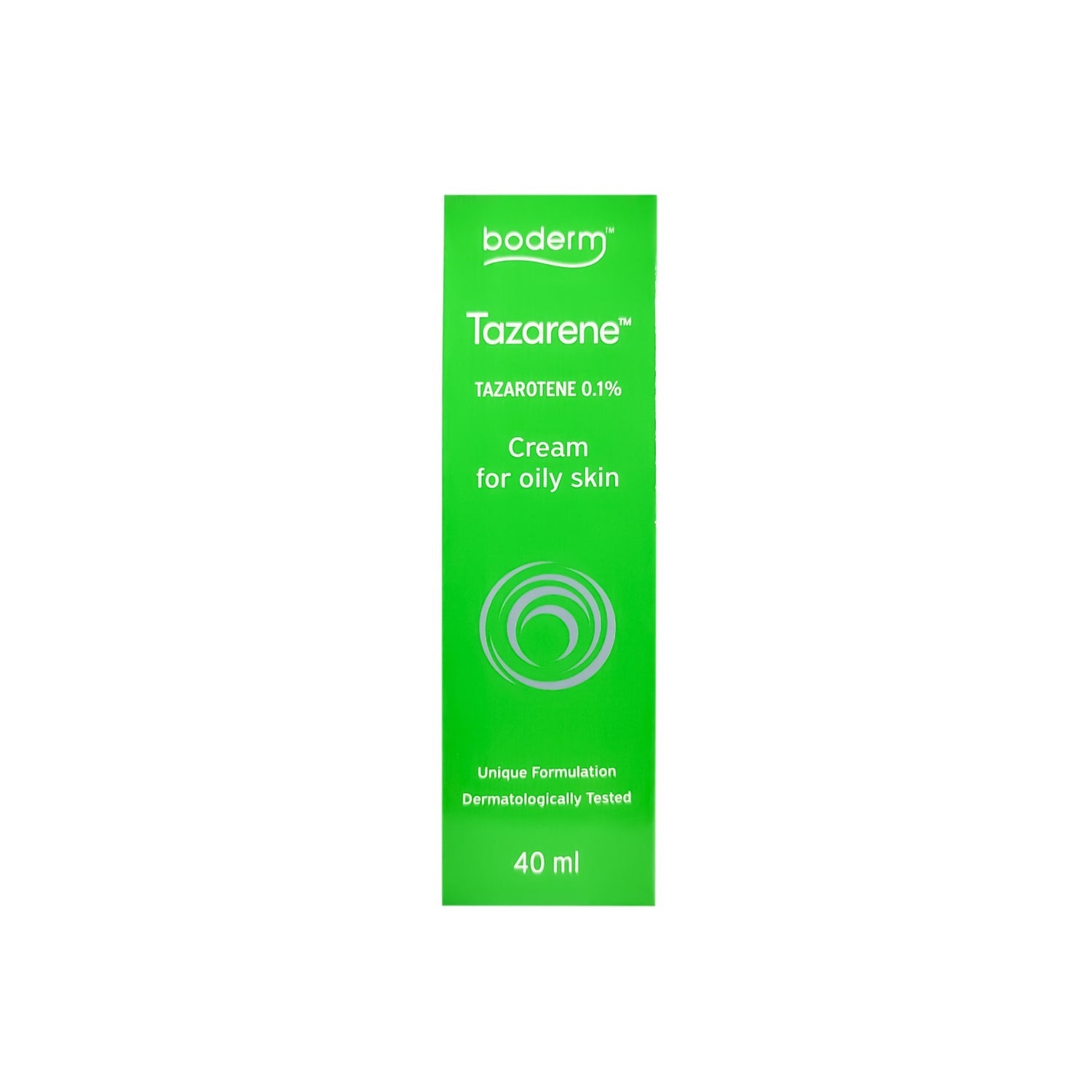 Boderm Tazarene Tazarotene 0.1% Cream Oily Skin 40 ml