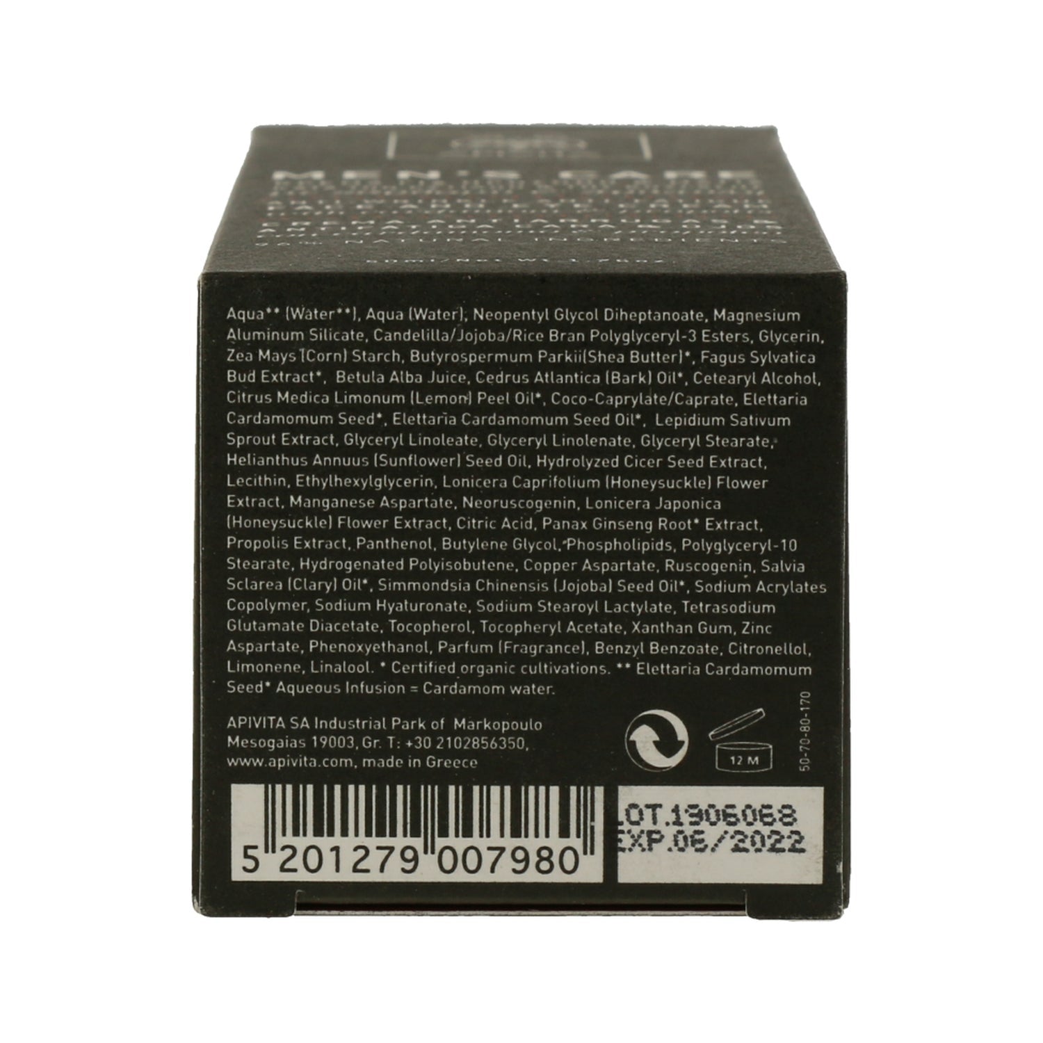 Apivita Men's Care crema antiarrugas antifatiga 50ml