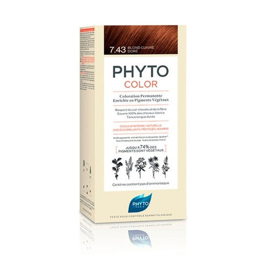 Phytocolor Rubio Dorado Cobrizo 7.43