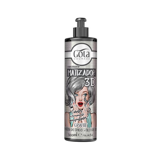 Gota Dourada Matizador 3 D Grafite 300 ml