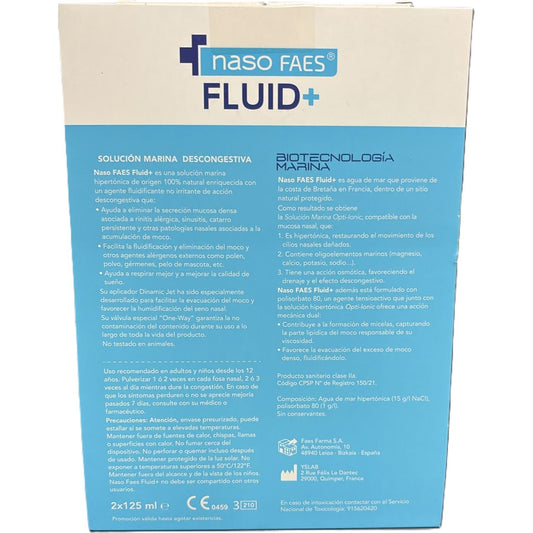 Naso Faes Fluid+ 2x125ml