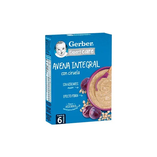 Gerber ExpertCare Avena Integral con Ciruela 250g