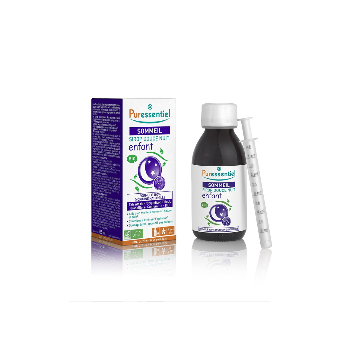 Puressentiel Sommeil Sirop Douce Nuit Enfant Bio 125ml