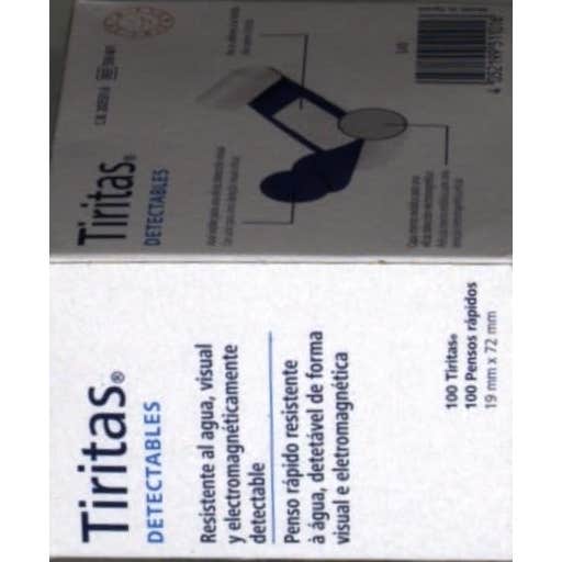 Tiritas Detectables Aposito Adhesivo 19 X 72