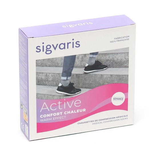 Sigvaris Active Confort Calor 2 Calcetín Black LN 1 Par