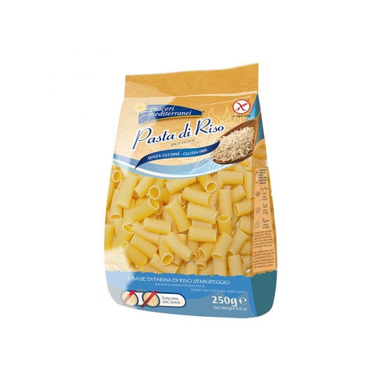 Piaceri Mediterranei Pasta Arroz Rigatoni Sin Gluten 250 g