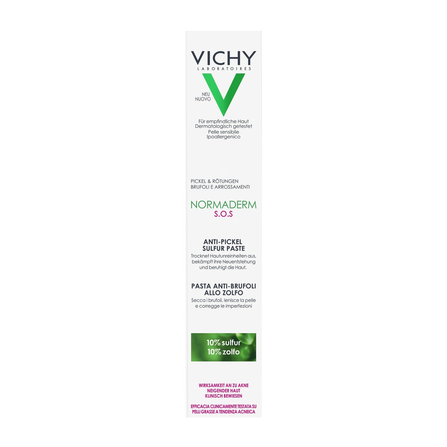 Vichy Normaderm SOS Pasta Anti-Granos con Azufre 20ml