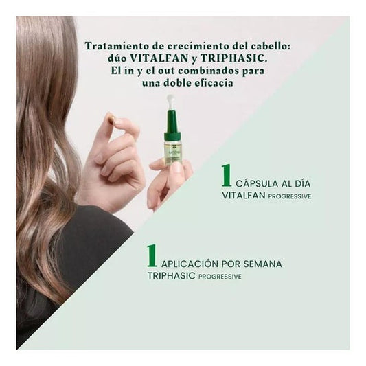 René Furterer Vitalfan Anticaída Progresiva 3x30caps