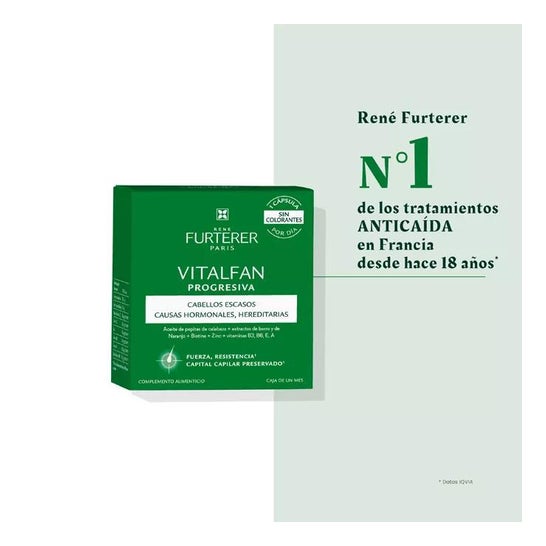 René Furterer Vitalfan Anticaída Progresiva 3x30caps