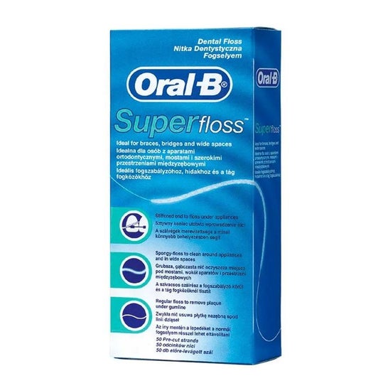 Oral-B Superfloss Seda Dental 50uds