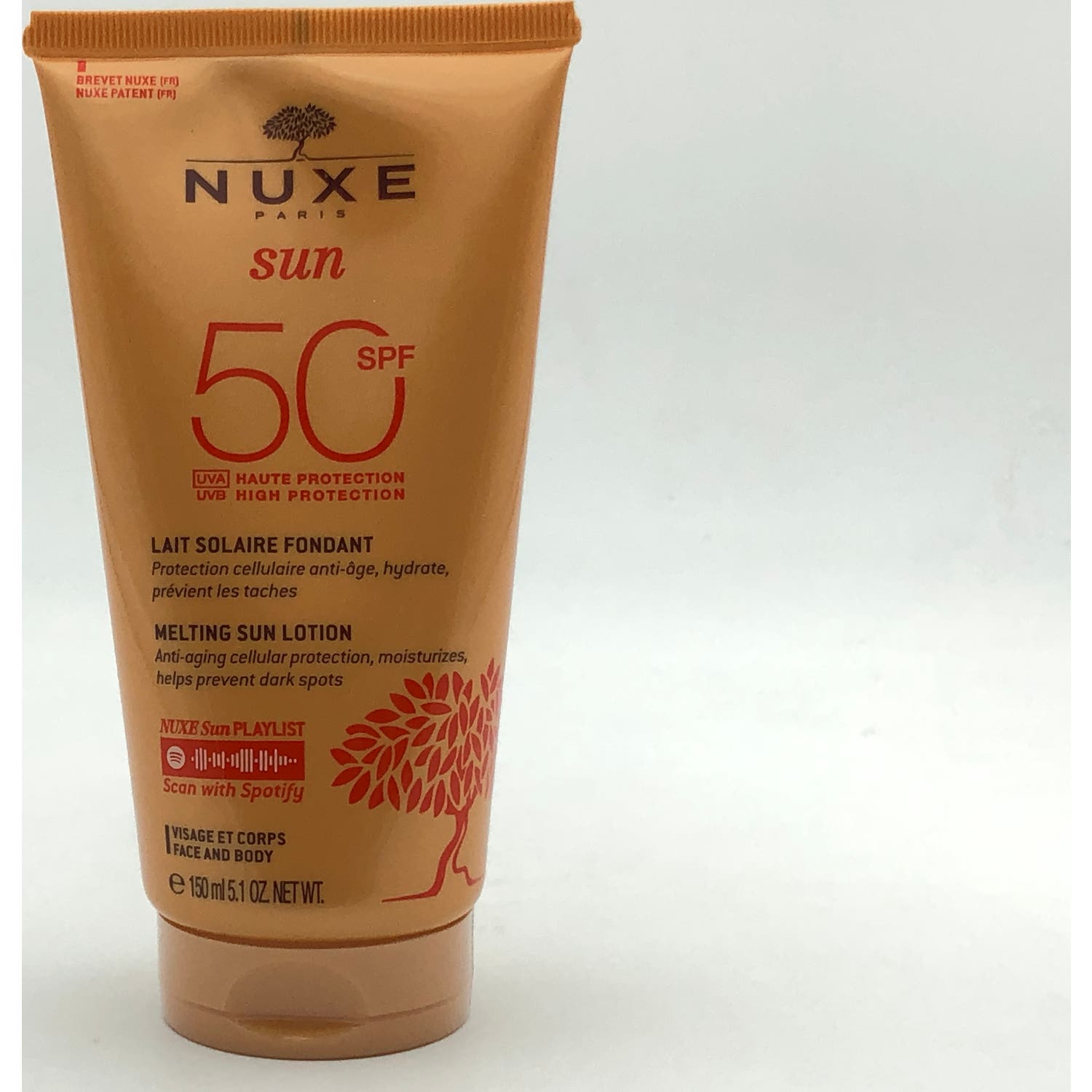 Nuxe Sun Leche Solar Fundente Alta Protección Rostro y Cuerpo SPF50 150ml