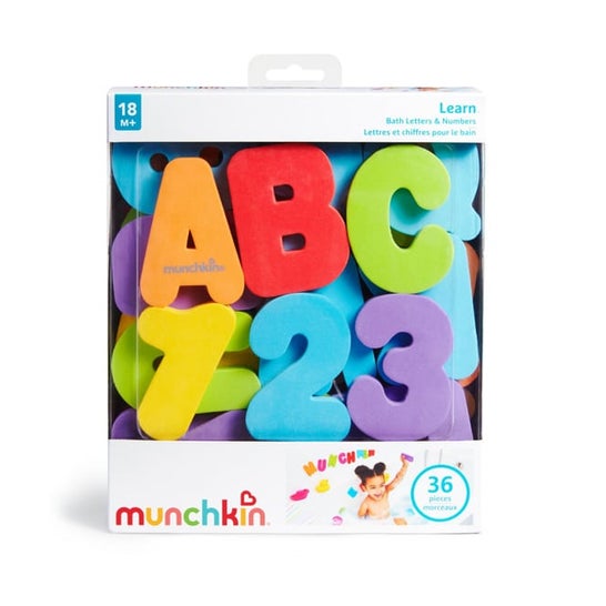 Munchkin Juguete Baño Letras y Números +18 M 1 ud