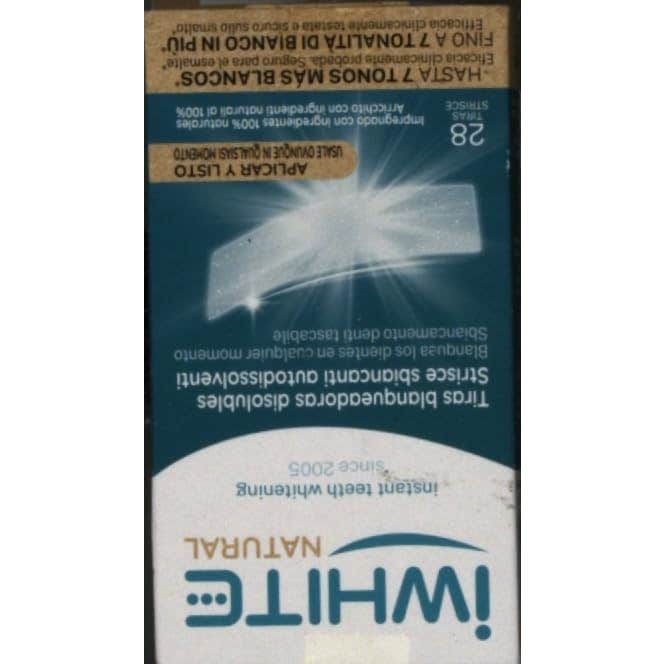 iWhite Tiras Blanqueadoras Disolubles 28uds